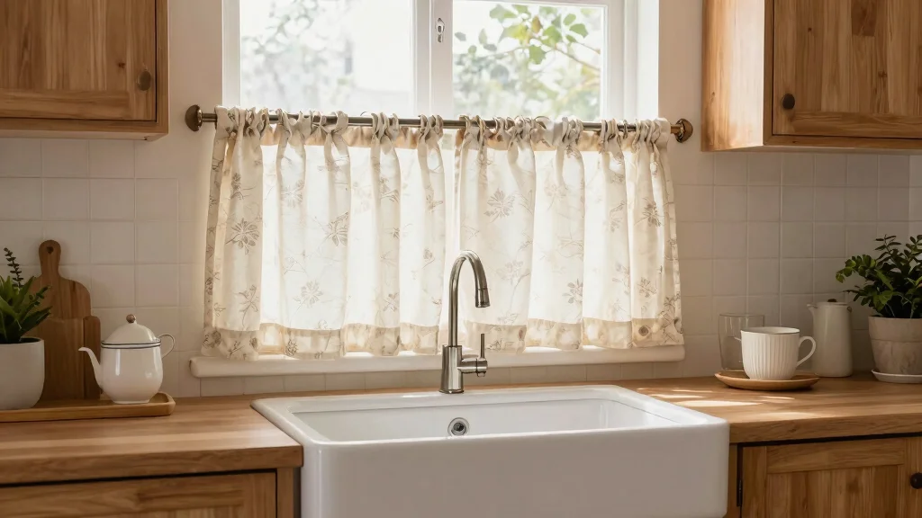 17 Kitchen Curtains Below Sink Ideas for Hidden Storage
