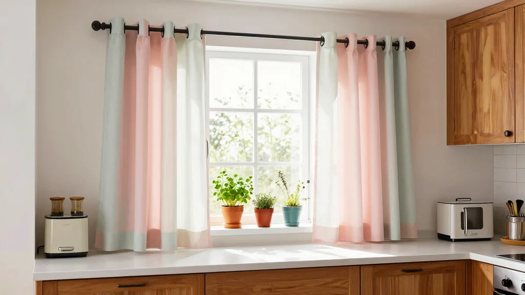 17 Kitchen Window Half Curtains Ideas for Compact Spaces