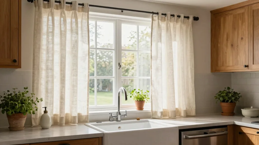17 Kitchen Windows Above Sink Curtains Ideas