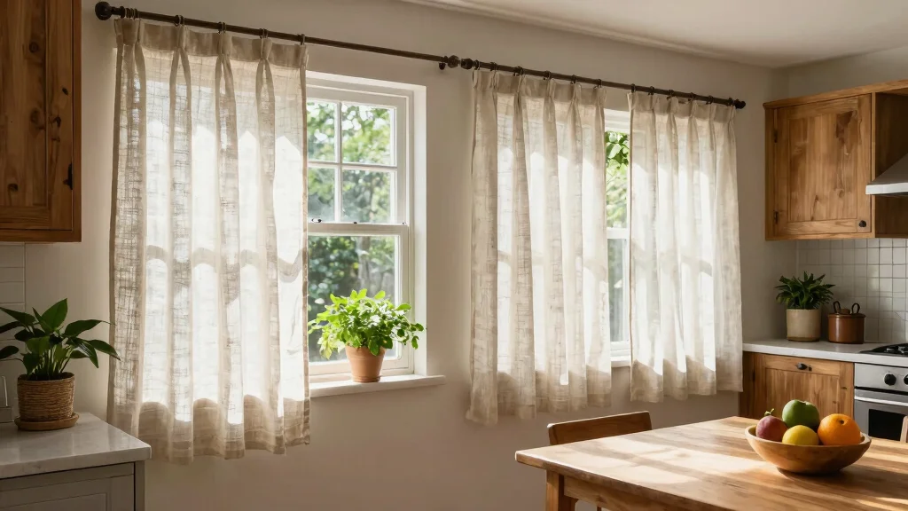 17 Large Kitchen Window Curtains Ideas for Bright Spaces