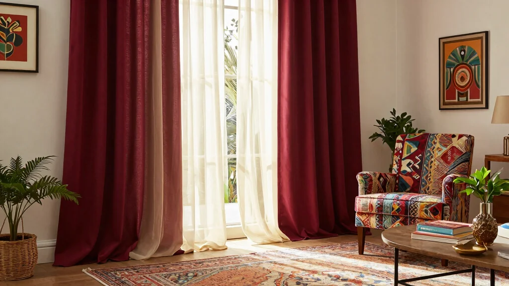 17 Layered Curtains Living Room Ideas for Depth & Texture