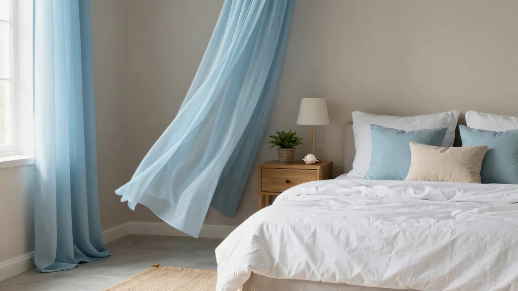 17 Light Blue Curtains Bedroom Ideas for Calm Sleep