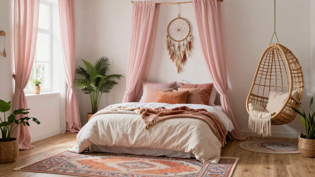 17 Light Pink Curtains Bedroom Ideas for Soft Romance