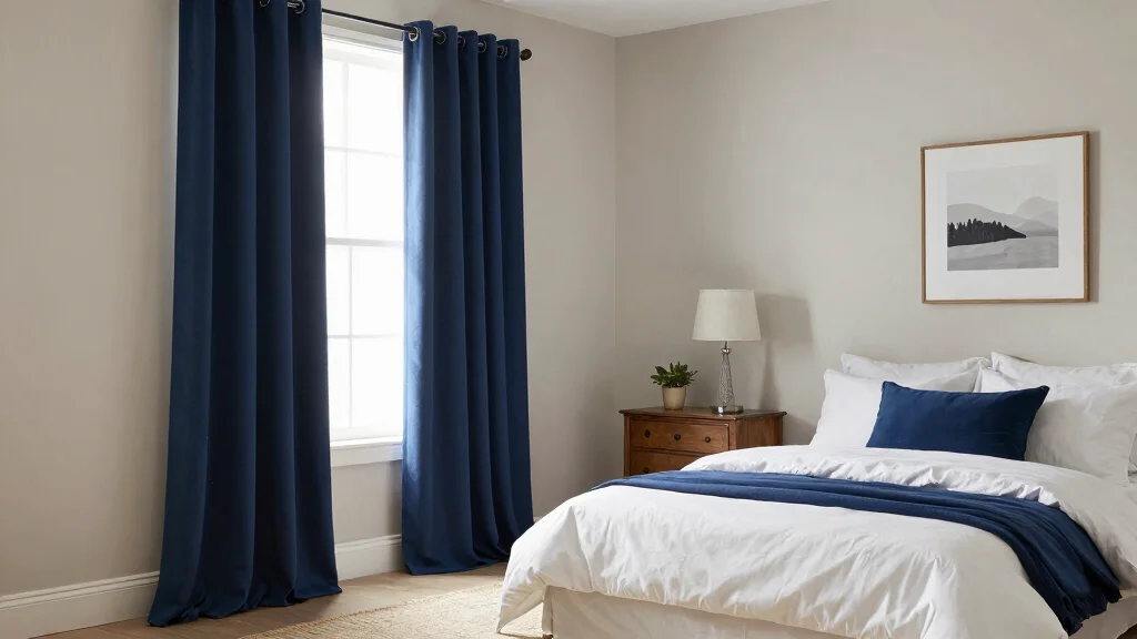 17 Navy Blue Curtains Bedroom Ideas for Classic Style