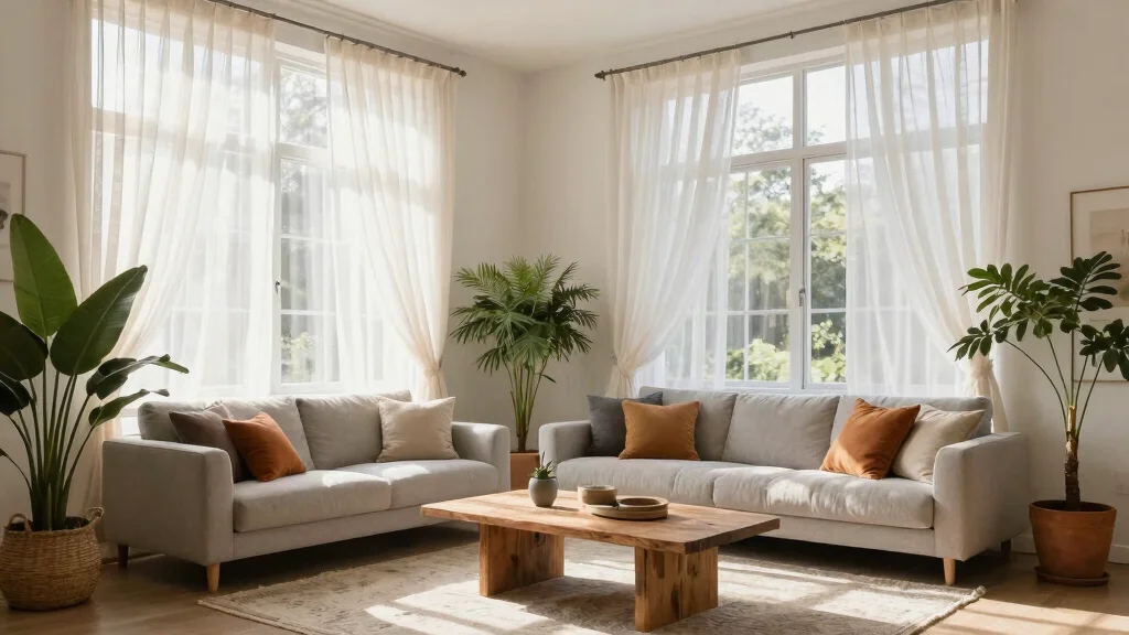 17 Sheer Curtains Living Room Ideas for Soft Light