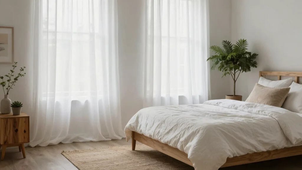 17 White Blackout Curtains Bedroom Ideas for Bright Calm Rooms