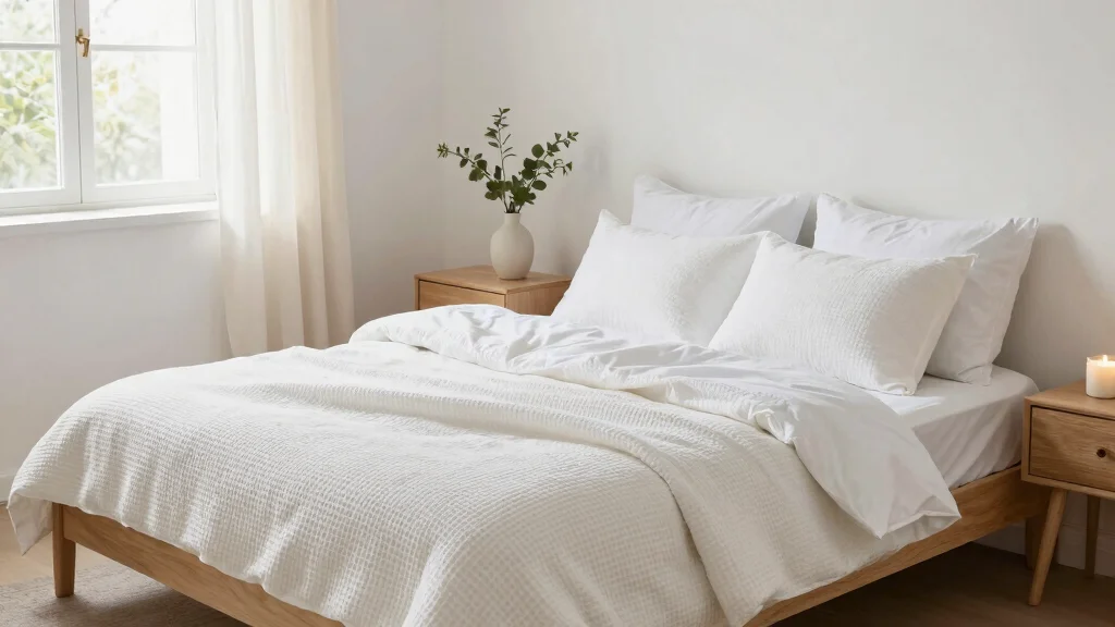 17 White Waffle Bedding Styling Ideas for Cozy Texture
