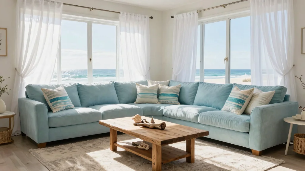 18 Coastal Curtains Living Room Ideas for Breezy Homes