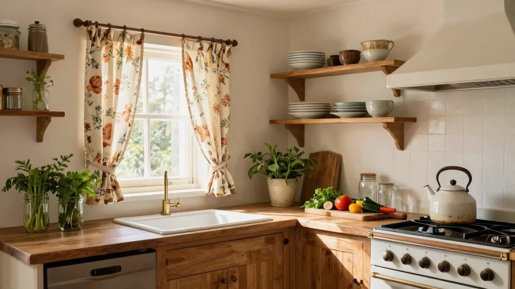 18 Half Window Curtains Kitchen Ideas for Classic Style