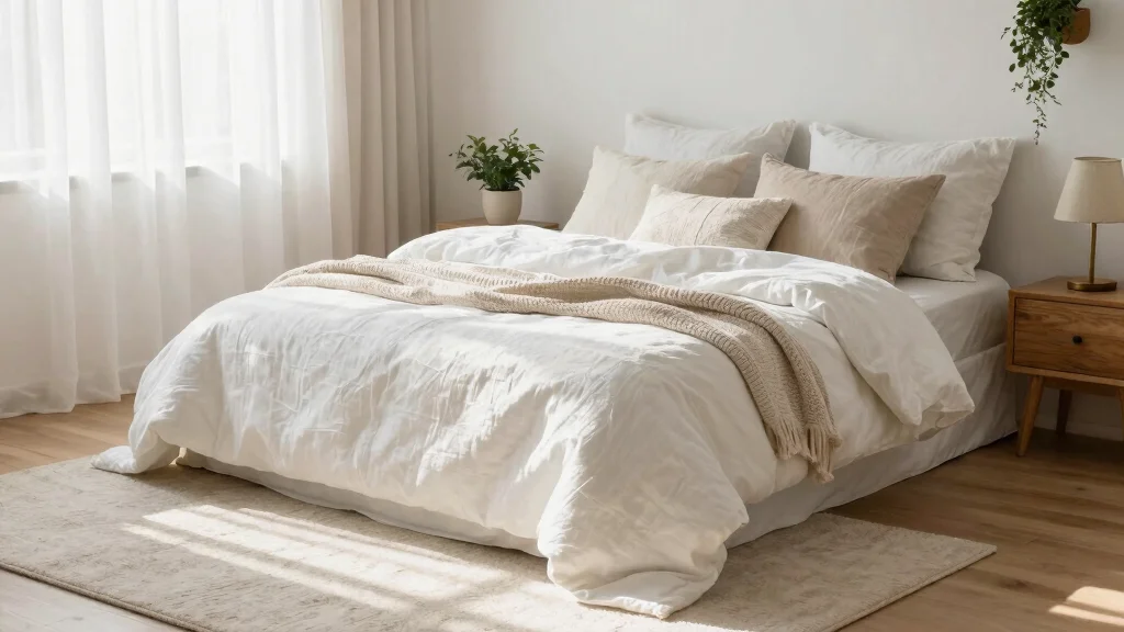 18 White Linen Bedding Styling Ideas for Relaxed Luxury