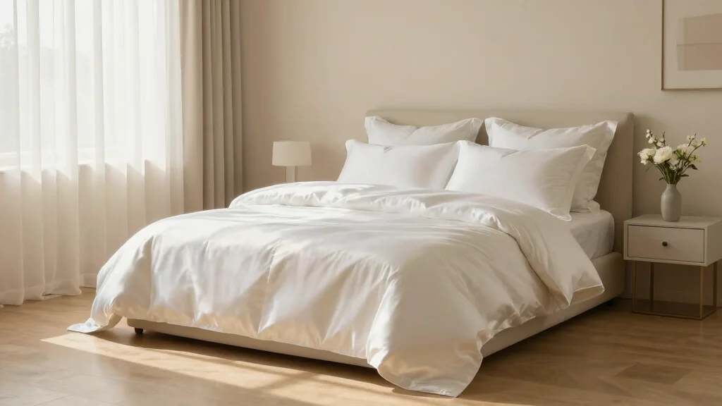 18 White Silk Bedding Ideas for Elegant Luxury Sleep
