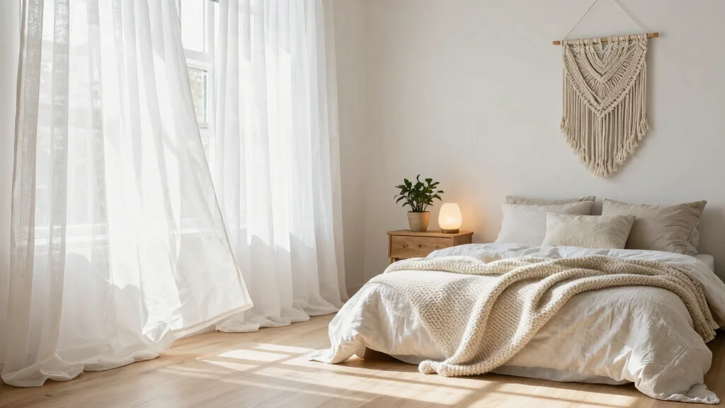19 White Linen Curtains Bedroom Ideas for Relaxed Look