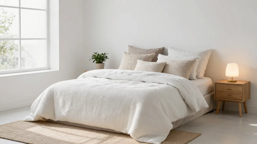 19 White Waffle Bedding Ideas for Soft Textured Layers