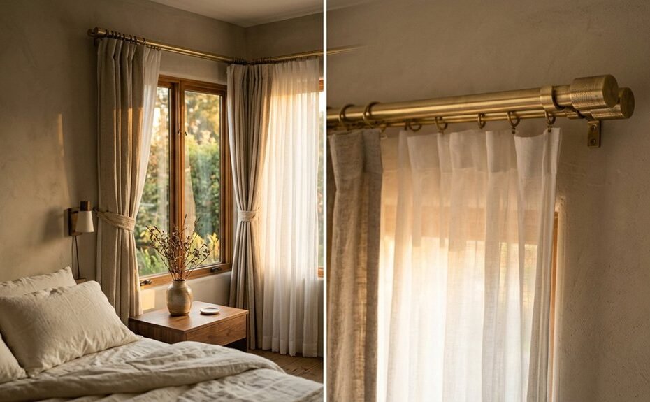 heavyweight double curtain rods 2027