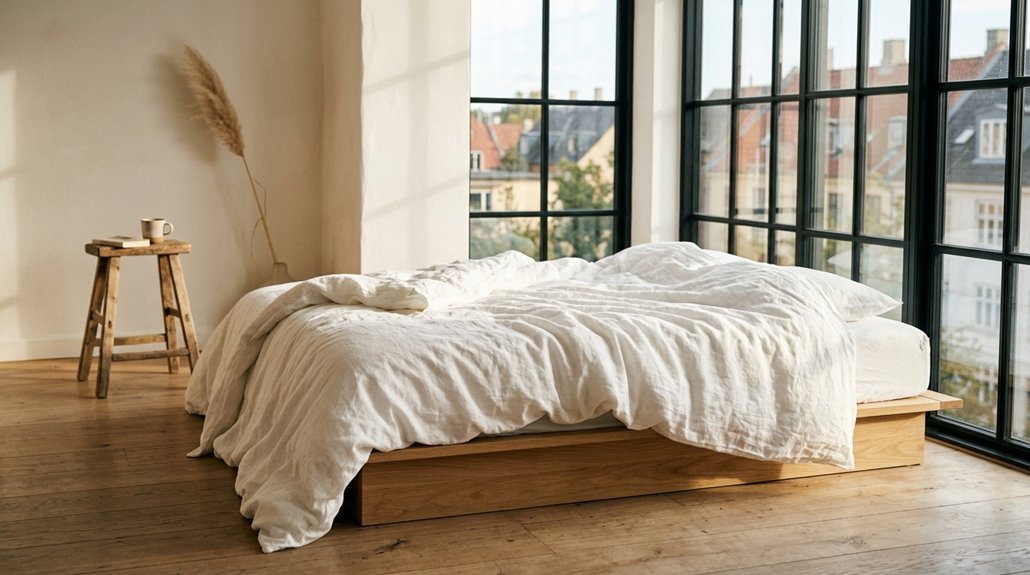plain white duvet covers