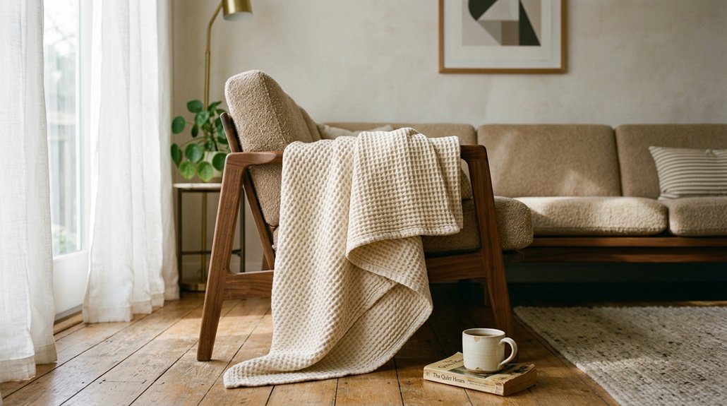 top cotton waffle weave blankets