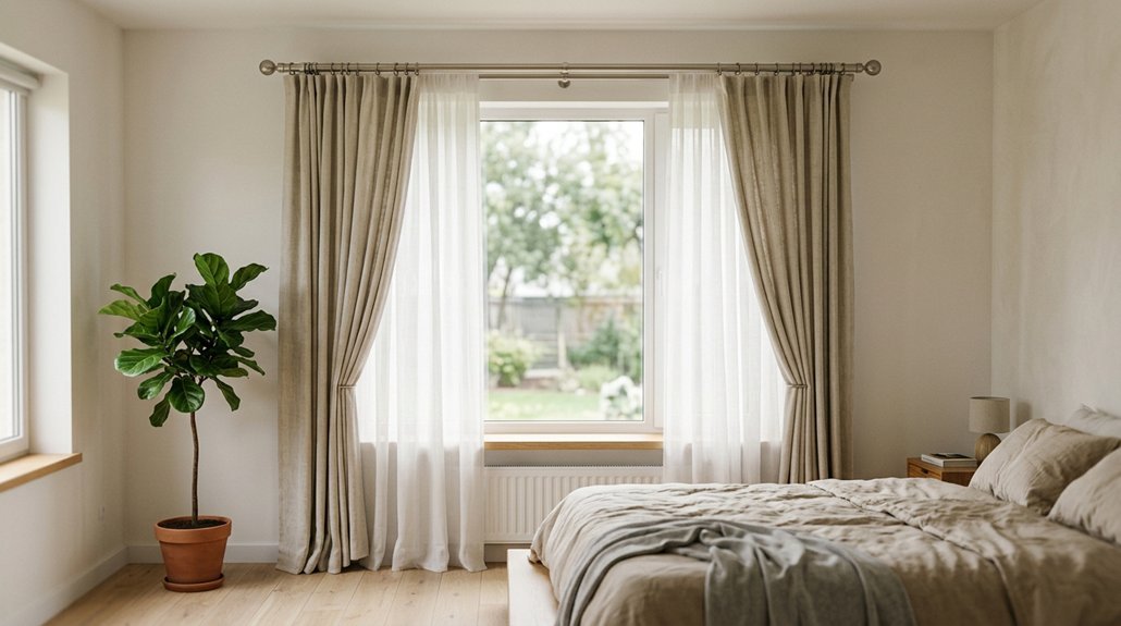 top rated double curtain rods